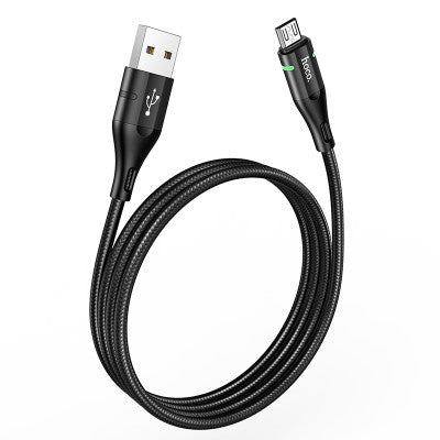 HOCO U93 Shadow Micro Charging Cable (Black)