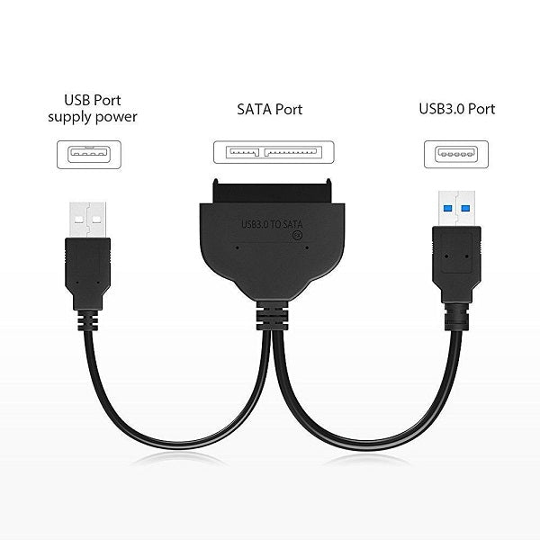 Mitori USB 3.0 to SATA Converter (2.5 inch / 3.5inch)