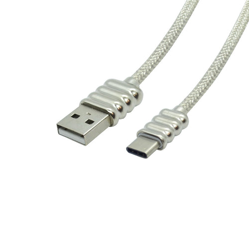 Recci RCT -L100 USB A to Type-C USB2.0 2.4A Cable 1M White