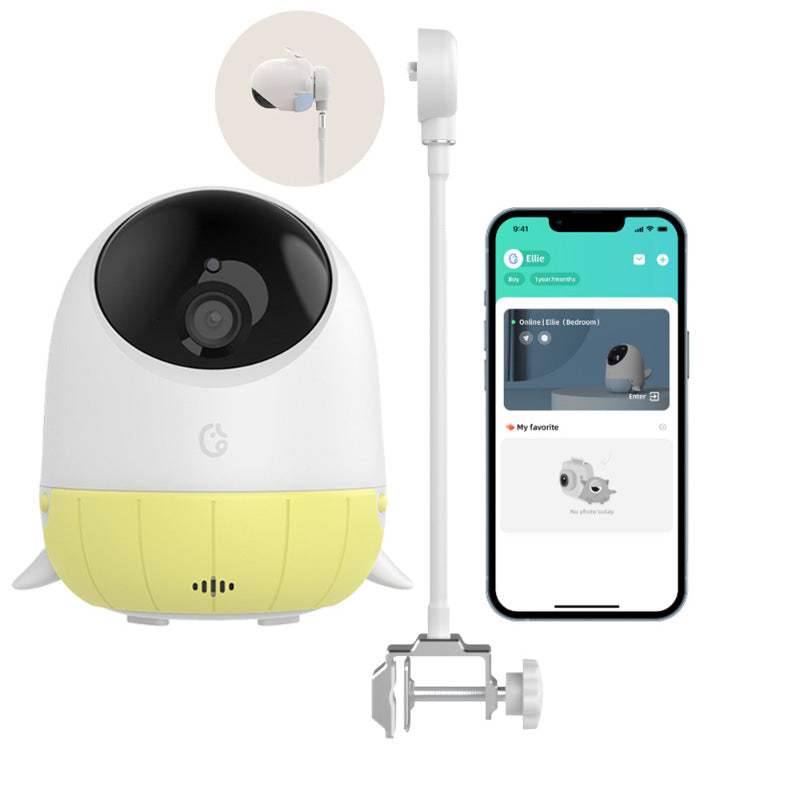 Ellie ELI-SC-AI15-YL/Baby Pro 2 AI Baby Camera (Yellow)