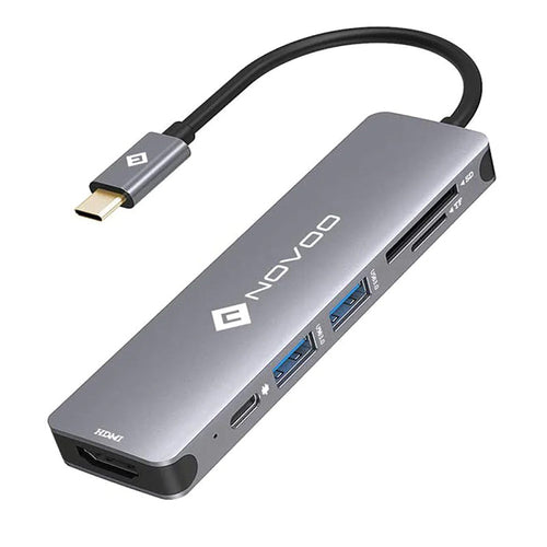 Omars Novoo R6 PD 6-in-1 USB-C Hub