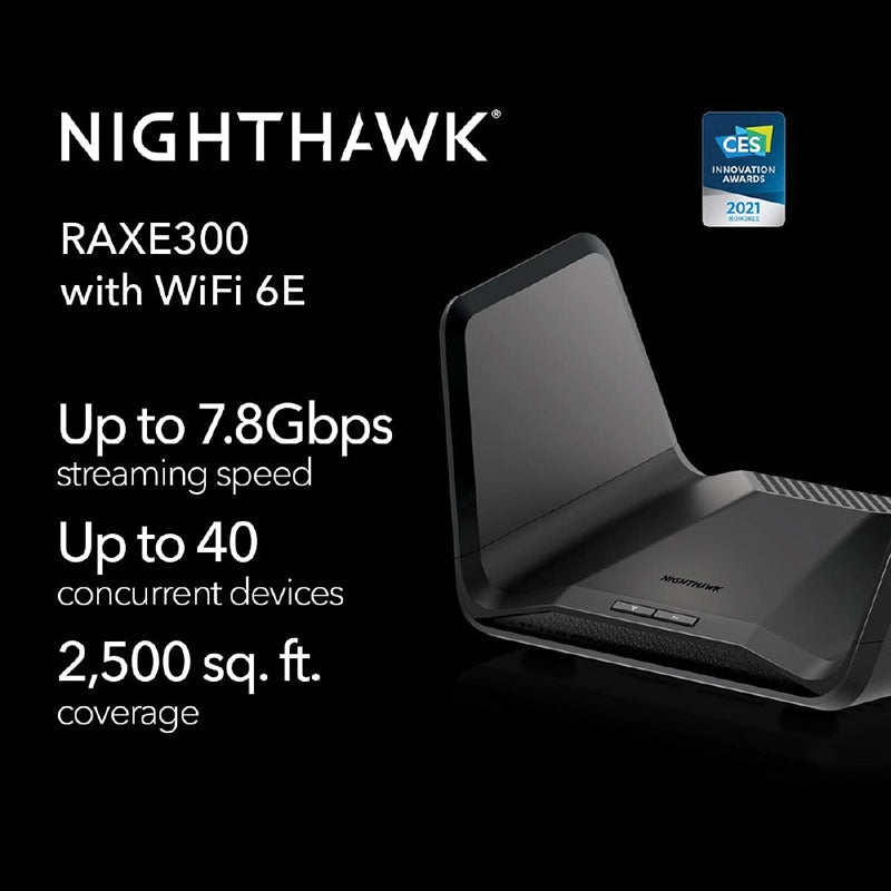 Netgear Nighthawk RAXE300 AXE7800 Tri-Band Wi-Fi 6E Router
