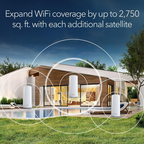Netgear Orbi 770 Tri-Band 2.5G Wi-Fi 7 Mesh Add-on Satellite - BE11000 11Gbps (RBE770)