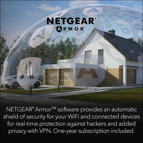 Netgear Orbi 970 Quad-Band WiFi 7 Mesh System - BE27000 27Gbps - 2-Pack - White (RBE972S)
