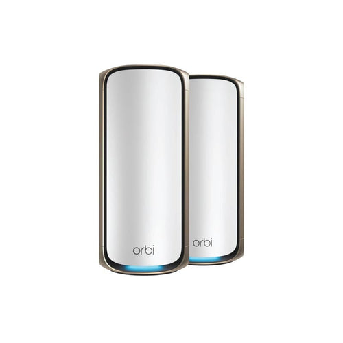 Netgear Orbi 970 Quad-Band WiFi 7 Mesh System - BE27000 27Gbps - 2-Pack - White (RBE972S)