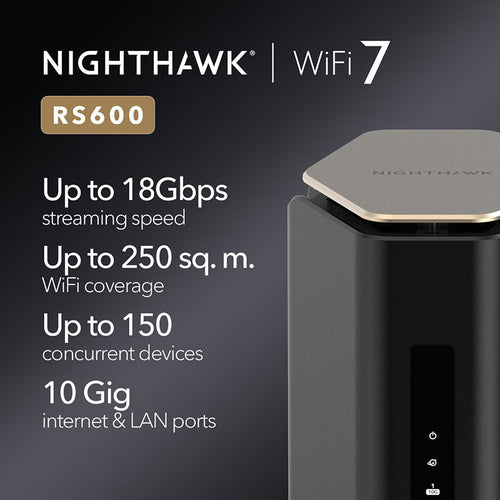 Netgear Nighthawk RS600 18Gbps Wi-Fi 7 Router