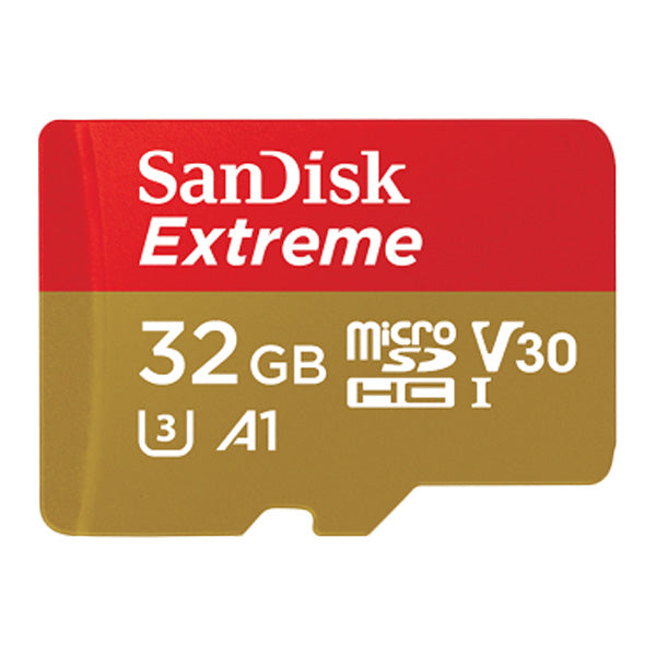 SanDisk Extreme microSDHC UHS-I 32GB V30 A2 U3 C10 100MB/s [SDSQXAF-032G-GN6MN]