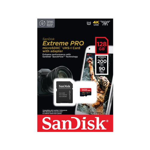 SanDisk Extreme PRO microSDXC QuickFlow UHS-I 128GB