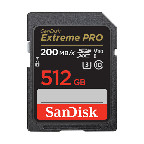 SanDisk Extreme Pro SDXC 512GB UHS-I Card