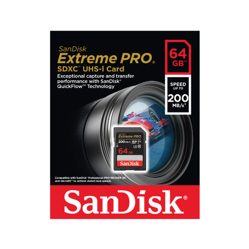 SanDisk Extreme PRO SDXC QuickFlow UHS-I 64GB