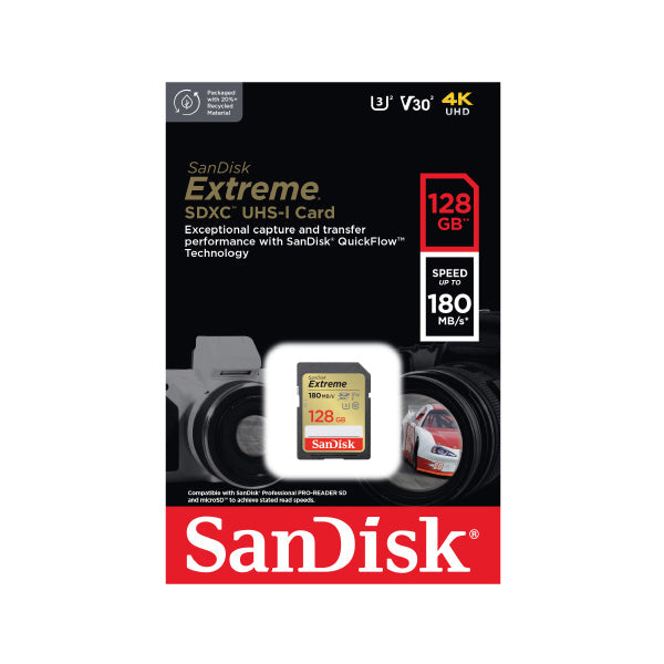 SanDisk Extreme SDXC QuickFlow UHS-I 128GB