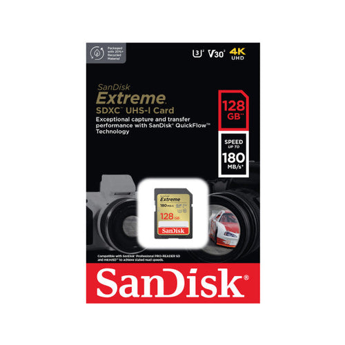 SanDisk Extreme SDXC QuickFlow UHS-I 128GB
