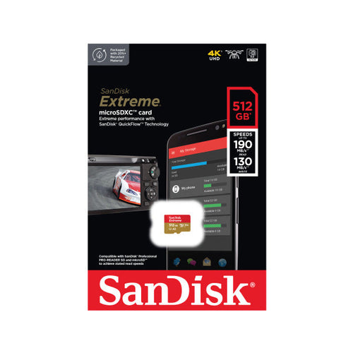 SanDisk Extreme microSDXC QuickFlow UHS-I 512GB