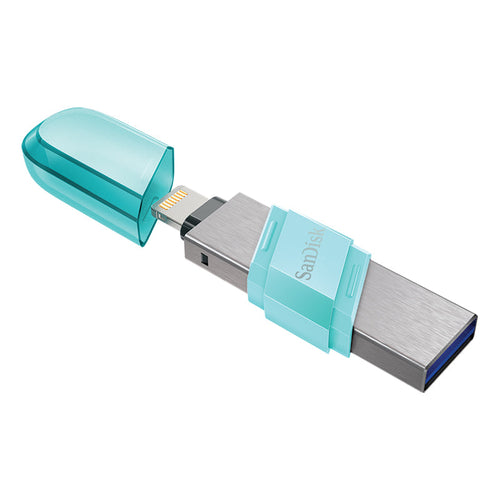 SanDisk iXpand Flash Drive Flip SDIX90N 64GB iOS [SDIX90N-064G-GN6NK]
