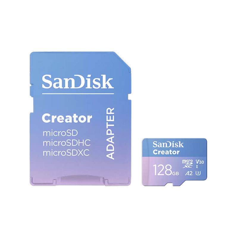 SanDisk Creator 128GB microSD Card