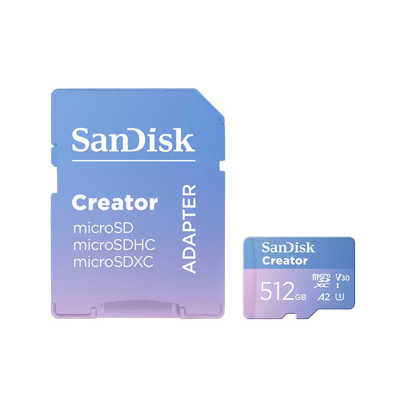 SanDisk Creator 512GB microSD Card