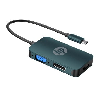 HP DHC-CT200 USB CM to HDMI+VGA+DP Adaptor (Space Grey)