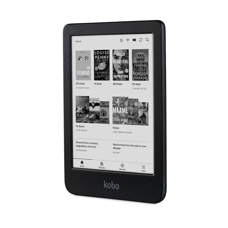 【中古品】 Kobo Clara HD 内蔵メモリ換装(128GB) カバー付き 中古品】 Kobo Clara HD 内蔵メモリ換装(128GB) カバー付き