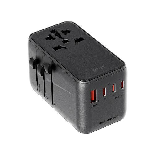 Aukey PA-TA09 100W Universal Travel Charger (Black)