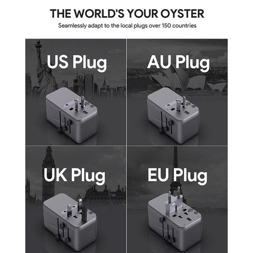 Aukey PA-TA09 100W Universal Travel Charger (Black)