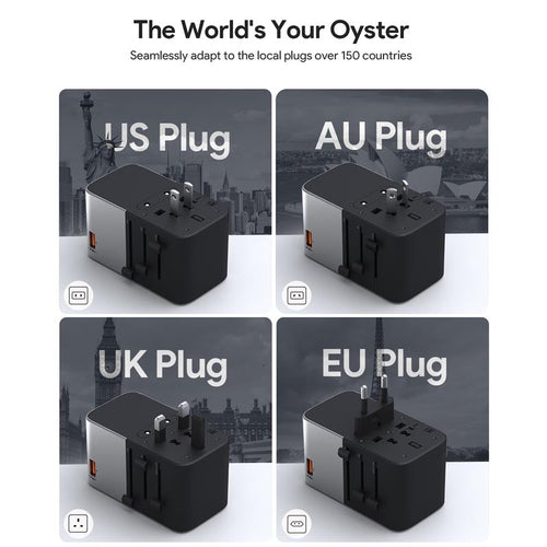 Aukey PA-TA09A 100W GaN Universal Adapter with USB Ports