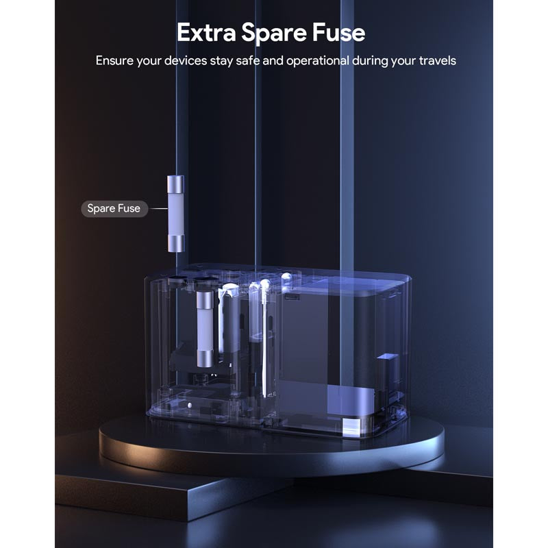 Aukey PA-TA09A 100W GaN Universal Adapter with USB Ports