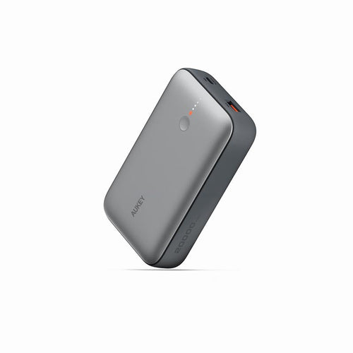 Aukey PB-Y57 Spark Mini 20000mAh Compact Fast Charging Power Bank with 20W PD (Grey)