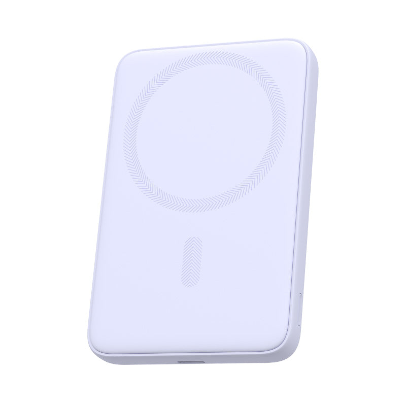 Aukey PB-MS03 MagFusion Slim 5000mAh Magnetic Wireless Charging Power Bank (Purple)