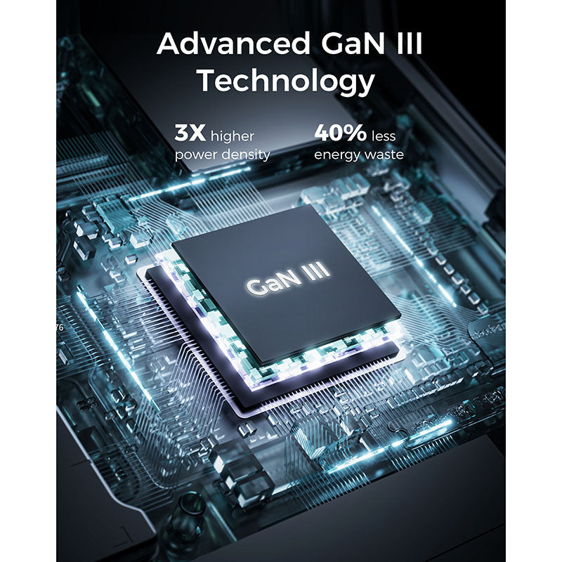 Aukey PA-C3 Comet Mix 3 67W Fast Charging Wall Charger with GaN Technology - Gray