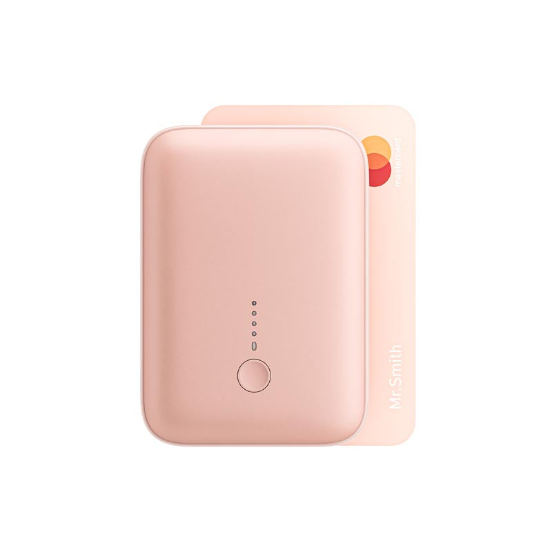 Aukey PB-Y55 Spark Mini 10000mAh Compact Fast Charging Power Bank with 20W PD (Pink)