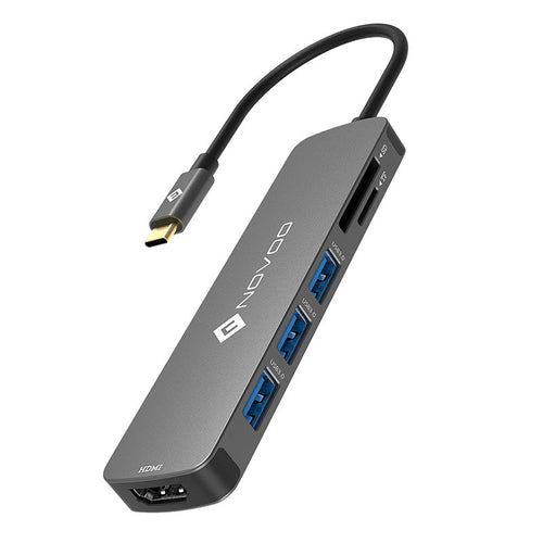 Omars Novoo R6 6-in-1 USB-C Hub