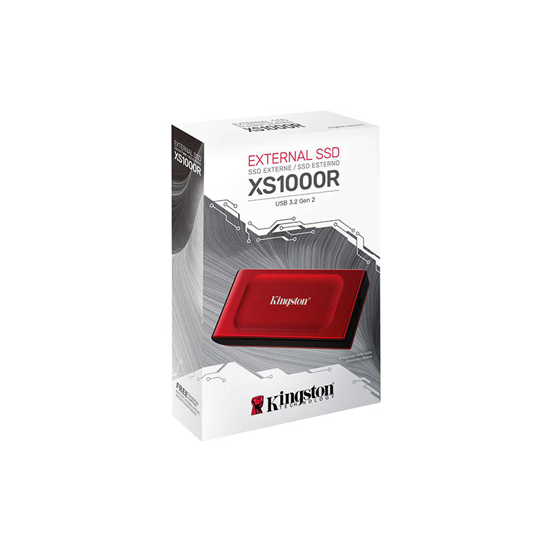Kingston XS1000 1TB Portable SSD (Red)