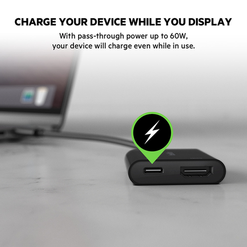 Belkin AVC002btBK USB-C to HDMI + Charge Adapter