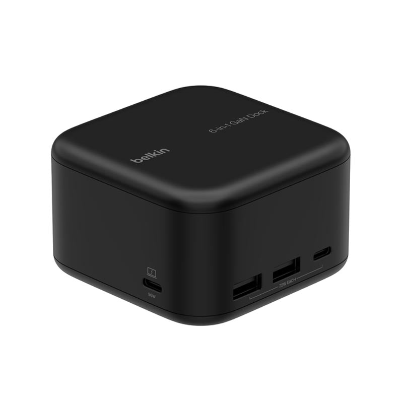 Belkin INC018vfBK Connect USB-C 6-in-1 Core GaN Dock 130W
