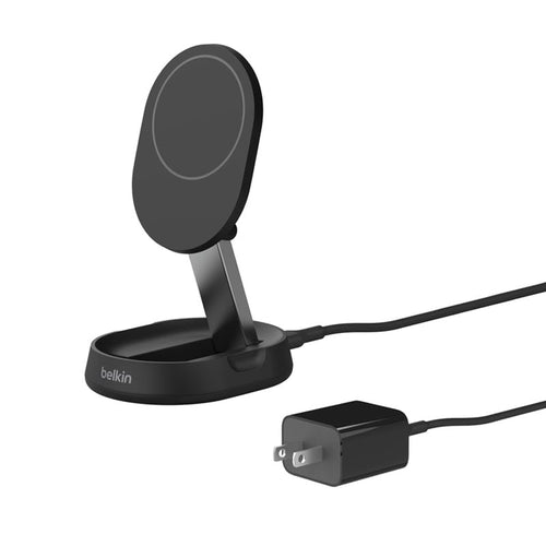 Belkin WIA008btBK Qi2 15W Wireless Charging Travel Stand (Black)