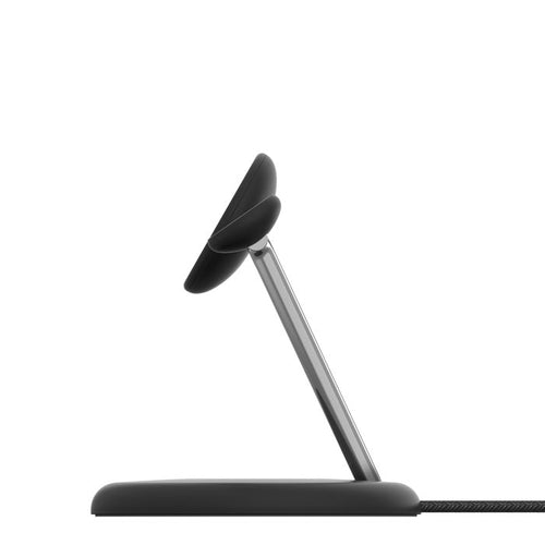Belkin WIZ023myBK BoostCharge Pro 3-in-1 Magnetic Wireless Charging Stand with Qi2 15W (Black)