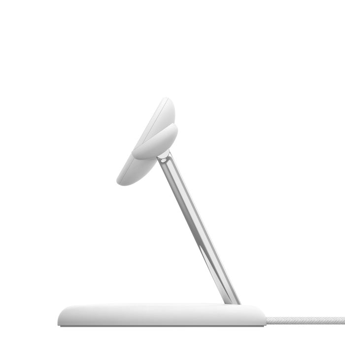 Belkin WIZ023myWH BoostCharge Pro 3-in-1 Magnetic Wireless Charging Stand with Qi2 15W (White)