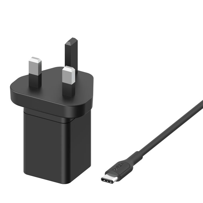 Belkin WIZ024myBK BoostCharge Pro 3-in-1 Magnetic Wireless Charging Travel Pad with Qi2 15W