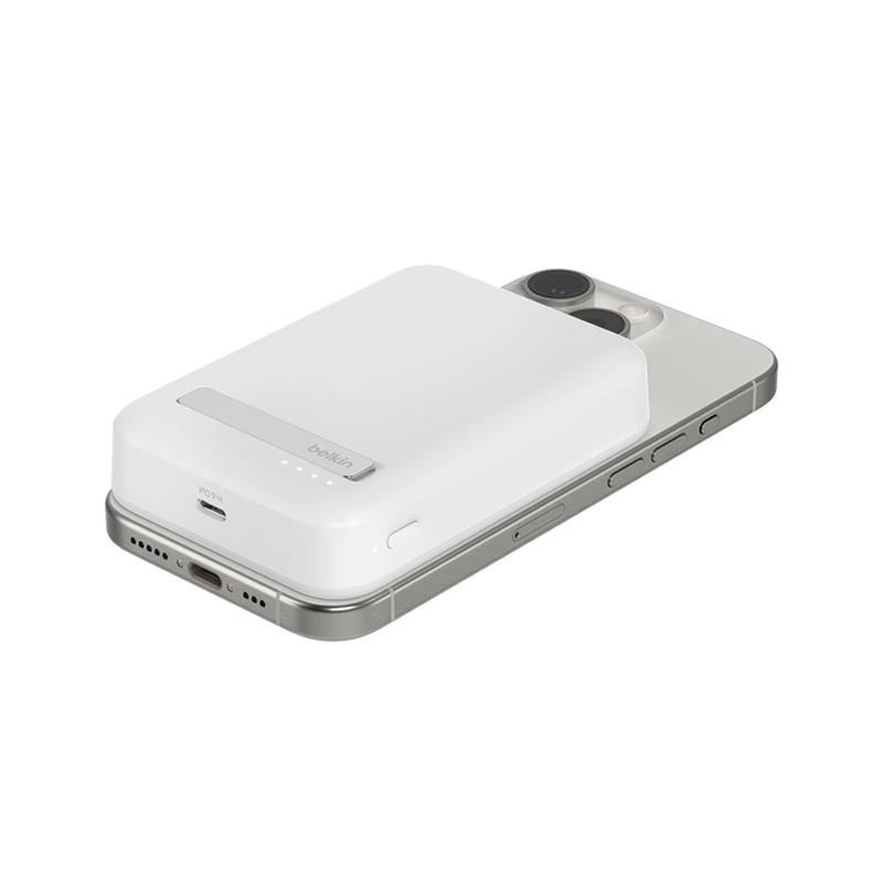 Belkin BPD008btWH 10000mAh Qi2 Wireless Power Bank (White)