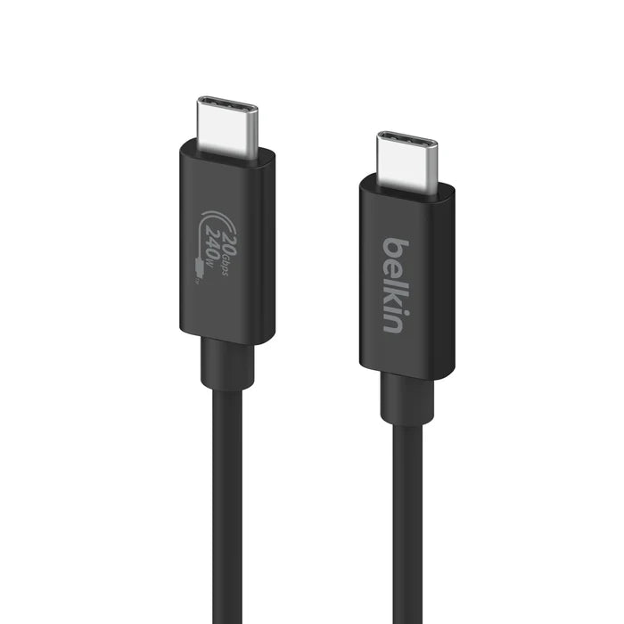 Belkin INZ004bt2MBK 240W + 20GBPS USB4 C to C Cable (Black)