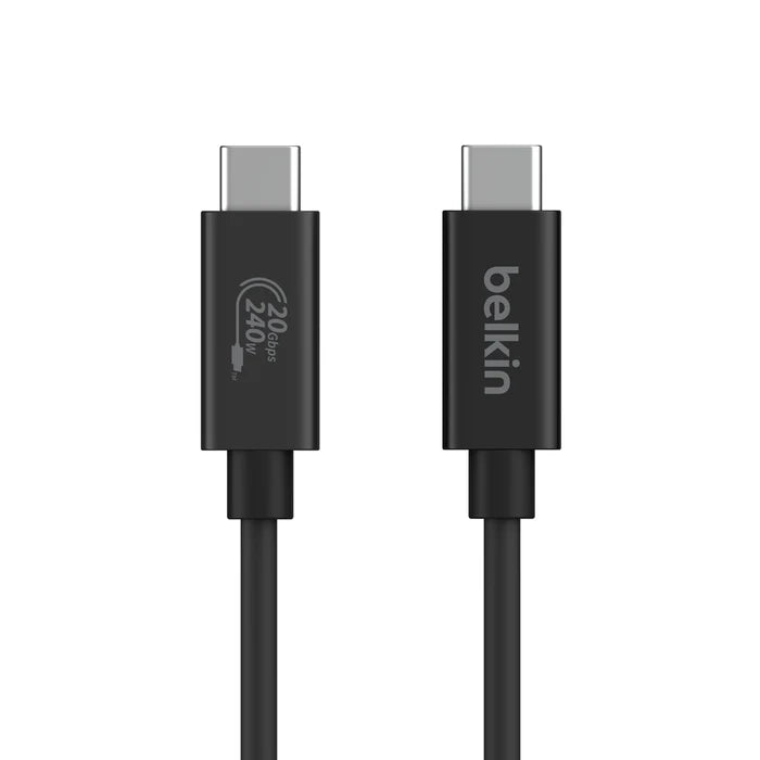 Belkin INZ004bt2MBK 240W + 20GBPS USB4 C to C Cable (Black)