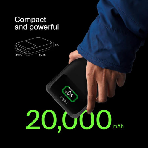 Belkin BPB020btBK BoostCharge Pro 3-Port Laptop Power Bank 20K