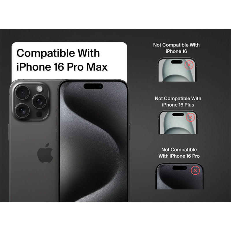 Belkin OVA160fq ScreenForce TemperedGlass Treated Screen Protector for iPhone 16 Pro Max