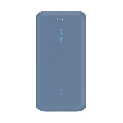 Belkin BPB024fqBL BoostCharge Power Bank 20K with Integrated Cable (Blue)