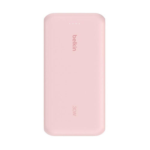 Belkin BPB024fqPK BoostCharge Power Bank 20K with Integrated Cable (Pink)