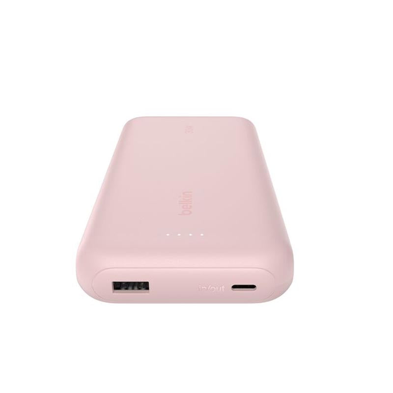 Belkin BPB024fqPK BoostCharge Power Bank 20K with Integrated Cable (Pink)