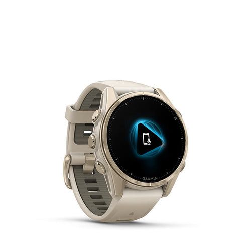 Garmin fenix 8 43mm AMOLED Sapphire/Soft Gold Stainless (FogGrey/Sandstone)