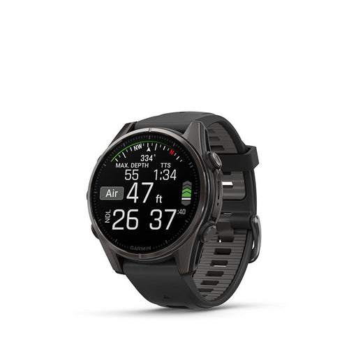 Garmin fenix 8 43mm AMOLED Sapphire/Carbon Grey Titanium (Black/PebbleGrey)
