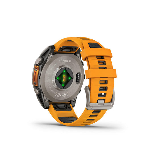 Garmin fenix 8 47mm AMOLED Sapphire/Titanium (SparkOrange/Graphite)