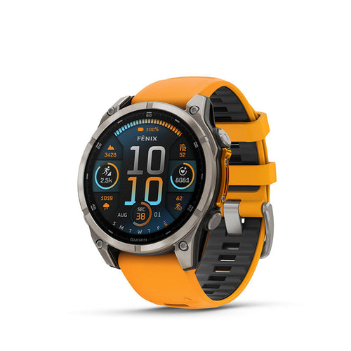 Garmin fenix 8 47mm AMOLED Sapphire/Titanium (SparkOrange/Graphite)